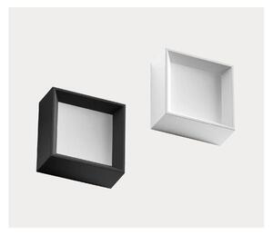 TARA MINI PLAFONIERA QUADRATA PICCOLA 15X15 CM BIANCA E NERA LED 8W LUCE 2700K-3000K LINEA LIGHT