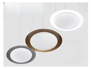 CREW 1 LAMPADARIO A SOSPENSIONE A LED IN 3 MISURE ANTRACITE,BIANCO E BRONZO LUCE 3000K MODERNA DI LINEA LIGHT