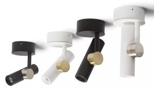GOOSE APPLIQUE FARETTO ORIENTABILE LED 11W LUCE 2700K-3000K 4 FINITURE COLORE MADE IN ITALY MODERNA