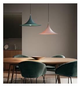 MORGANA LAMPADARIO A SOSPENSIONE D47 CM IN 5 COLORI CON DETTAGLI NICHEL MODERNO LAMPADINA E27 LINEA LIGHT