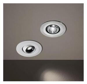 GHILEA FARETTO DA INCASSO LUCE ORIENTABILE LED 2W LUCE 3000K BIANCO E NERO MADE IN ITALY LINEA LIGHT