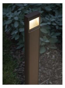 PEAK PALO DA GIARDINO 2 MISURE LED INTEGRATO LUCE 3000K ANTRACITE E MARRONE MADE IN ITALY LINEA LIGHT