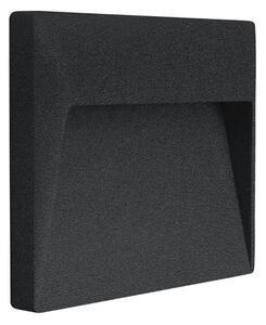 ENVELOPE SEGNAPASSO QUADRATO DA ESTERNO IP65 ALLUMINIO 3 COLORI LED 8W LUCE 3000K MADE IN ITALY