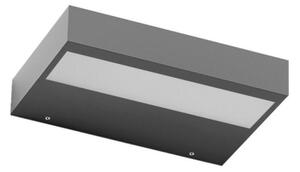 REGOLO APPLIQUE LED 26W BIEMISSIONE LUCE 2700K-3000K BIANCO,NERO E GRIGIO DELLA LINEA LIGHT