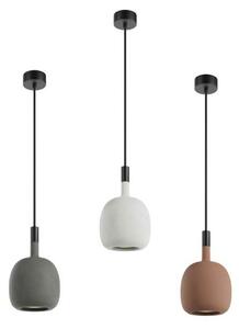POTTER SOSPENSIONE SINGOLA IN CEMENTO D15,8 CM 3 COLORI IP65 DA ESTERNO LAMPADINA ATTACCO GU10