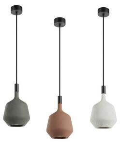 POTTER SOSPENSIONE SINGOLA IN CEMENTO D16,5 CM 3 COLORI IP65 DA ESTERNO LAMPADINA ATTACCO GU10