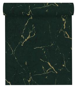 Carta da parati Marble Stor2 verde, 53 cm x 10 m