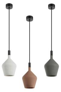POTTER SOSPENSIONE SINGOLA IN CEMENTO D15,5 CM 3 COLORI IP65 DA ESTERNO LAMPADINA ATTACCO GU10