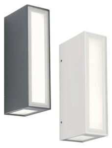 IVAR LAMPADA DA ESTERNO IP54 LED 7,6W LUCE 3000K TRIPLA EMISSIONE, DESIGN MODERNO RETTANGOLARE