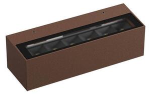 AROOS APPLIQUE DA ESTERNO L20 CM 3 COLORI IP65 LED 14,5W LUCE 2700K-3000K BIEMISSIONE LUCE