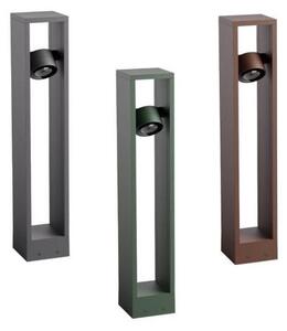 XROCK PALETTO DA GIARDINO H60 CM IP65 CON LUCE ORIENTABILE LED 9W LUCE 2700K-3000K ALLUMINIO 3 COLORI
