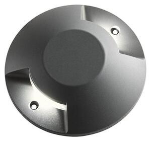 XPUCK 2L SEGNAPASSO DA INCASSO ROTONDO IP67 LED 12W LUCE 3000K-4000K ALLUMINIO FINITURA ANTRACITE