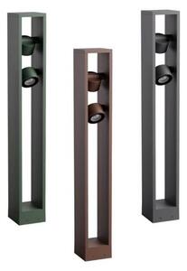 XROCK PALO DA GIARDINO H80 CM IP65 CON LUCI ORIENTABILI LED 18W LUCE 2700K-3000K ALLUMINIO 3 COLORI