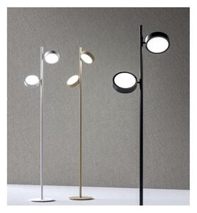 GPI PIANTANA 2 LUCI LED 36W LUCE 3000K DIMMERABILE H180 CM BIANCA,NERA O TORTORA DESIGN MODERNO