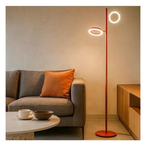 GPI PIANTANA 2 LUCI ORIENTABILI LED 28W LUCE 3000K DIMMERABILE IN 4 COLORI H180 CM MODERNA