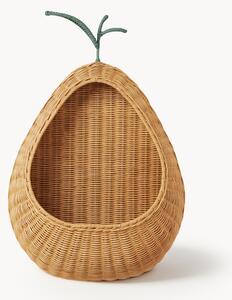Mensola da parete in rattan fatta a mano Pear