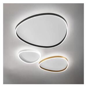 ECARIS PLAFONIERA OVALE 3 MISURE CON LED INTEGRATO LUCE CCT 3000K-4000K ALLUMINIO 6 COLORI MODERNA