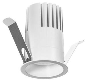 FARETTO DA INCASSO ROTONDO D5.2 CM BIANCO O NERO LED 12W LUCE 3000K-4000K DESIGN MODERNO