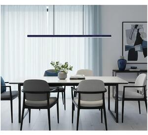 DORICA SOSPENSIONE LINEARE IN 9 COLORI LED 35W LUCE 3000K LUNGHEZZA 140 CM DESIGN MODERNO