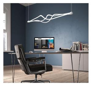 VERTIGO SOSPENSIONE ORIGINALE BIANCA O NERA LED 60W DIMMERABILE LUNGHEZZA CM 130 MODERNA