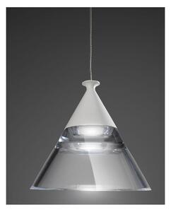CONY SOSPENSIONE SINGOLA D14 CM LED 7W CCT 3000K-4000K IN METALLO 3 COLORI CON DIFFUSORE TRASPARENTE