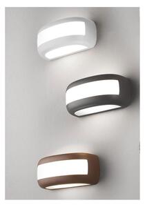 NAIL APPLIQUE DA ESTERNO IP54 ANTRACITE,RUGGINE E BIANCA LUCE DIFFUSA MODERNA LAMPADINA ATTACCO E14