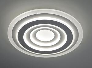 CONCENTRIC LAMPADA ROTONDA D40 CM LED 36W LUCE CCT 3000K-4000K IN METALLO BIANCO ORIGINALE E MODERNA