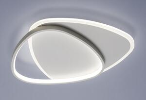 CIOP PLAFONIERA STRAVAGANTE LED 36W LUCE CCT 3000K-4000K IN METALLO BIANCO DESIGN MODERNO