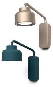 BOTTONE LAMPADA DA PARETE CON BRACCIO IN ALLUMINIO 4 COLORI LAMPADINA ATTACCO GX53 DESIGN MODERNO