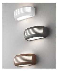 NAIL APPLIQUE DA ESTERNO CON GRIGLIA IP54 ANTRACITE,RUGGINE E BIANCA MODERNA LAMPADINA ATTACCO E14