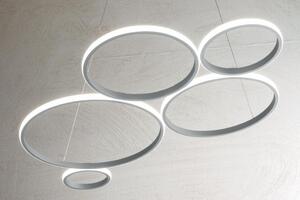 POIS LAMPADARIO SOSPENSIONE GRIGIO O ORO LED 60W 6000LM MODERNA LUCE DIFFUSA