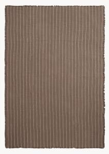 Copriletto in cotone con fantasia a righe Aires