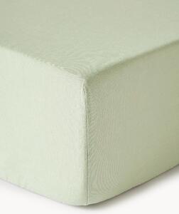 Lenzuolo con angoli boxspring in lino lavato Airy