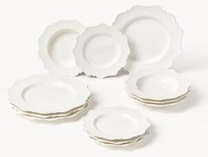 Servizio di piatti in porcellana Grace, 4 persone (12 pz)