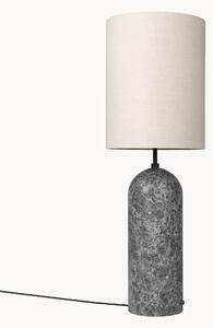 Lampada da terra con luce regolabile e base in marmo Gravity, alt. 130 cm