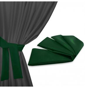 Nastro per fissaggio tende da giardino 160x8 cm verde bottiglia