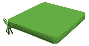 Cuscino quadrato in poliestere impermeabile e sfoderabile 40x40 cm per sedia - Green