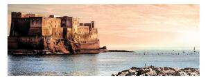 Dipinto su tela Napoli Castel Dell'Ovo 40x125 cm