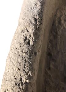 Fioriera mortaio Pietra antica Grigio 58x36xH19cm Decogarden