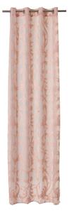 Tenda semi-filtrante Calcutta rosa occhielli 140x280 cm
