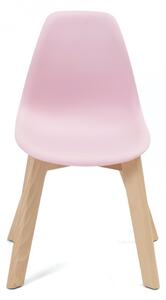 Nordic petit sedia per bambini 56,5x31x32cm, Colori disponibili - Rosa pastello