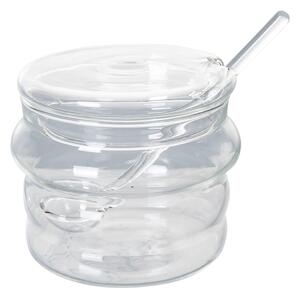 Zuccheriera con Cucchiaino Ø9x7 cm 250 ml in Vetro Borosilicato VdE Tivoli 1996 Glass