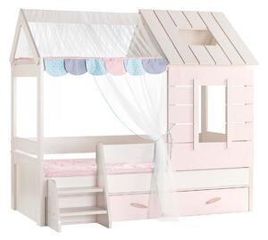 Letto bambini Montessori casetta Iris 90x200cm, Quiero solo la cama tipi - Cama + cajón de almacenaje