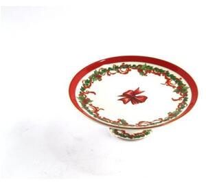 Alzatina per Dolci Natalizia in Ceramica "Christmas" - Royal Family