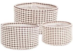 Set di 3 cestini Nicky
