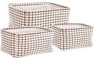 Set di 3 cestini Nicky