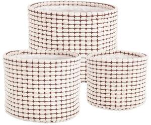 Set di 3 cestini Nicky