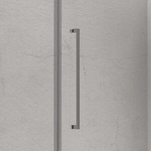 Porta doccia battente 145 cm con 2 laterali fissi | KT6000 - KAMALU