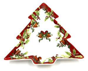 Pirofila Natalizia in Ceramica ad Albero "Christmas Carol" - Royal