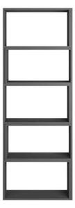 Libreria 72x22x200 cm Wish estensibile angolare antracite